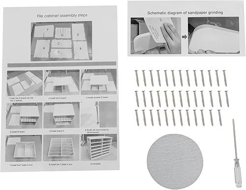 Miniatura 7 de Clasificadores de correo, clasificador organizador de literatura, 24 compartimentos, soporte de almacenamiento de papel para oficina, aulas,