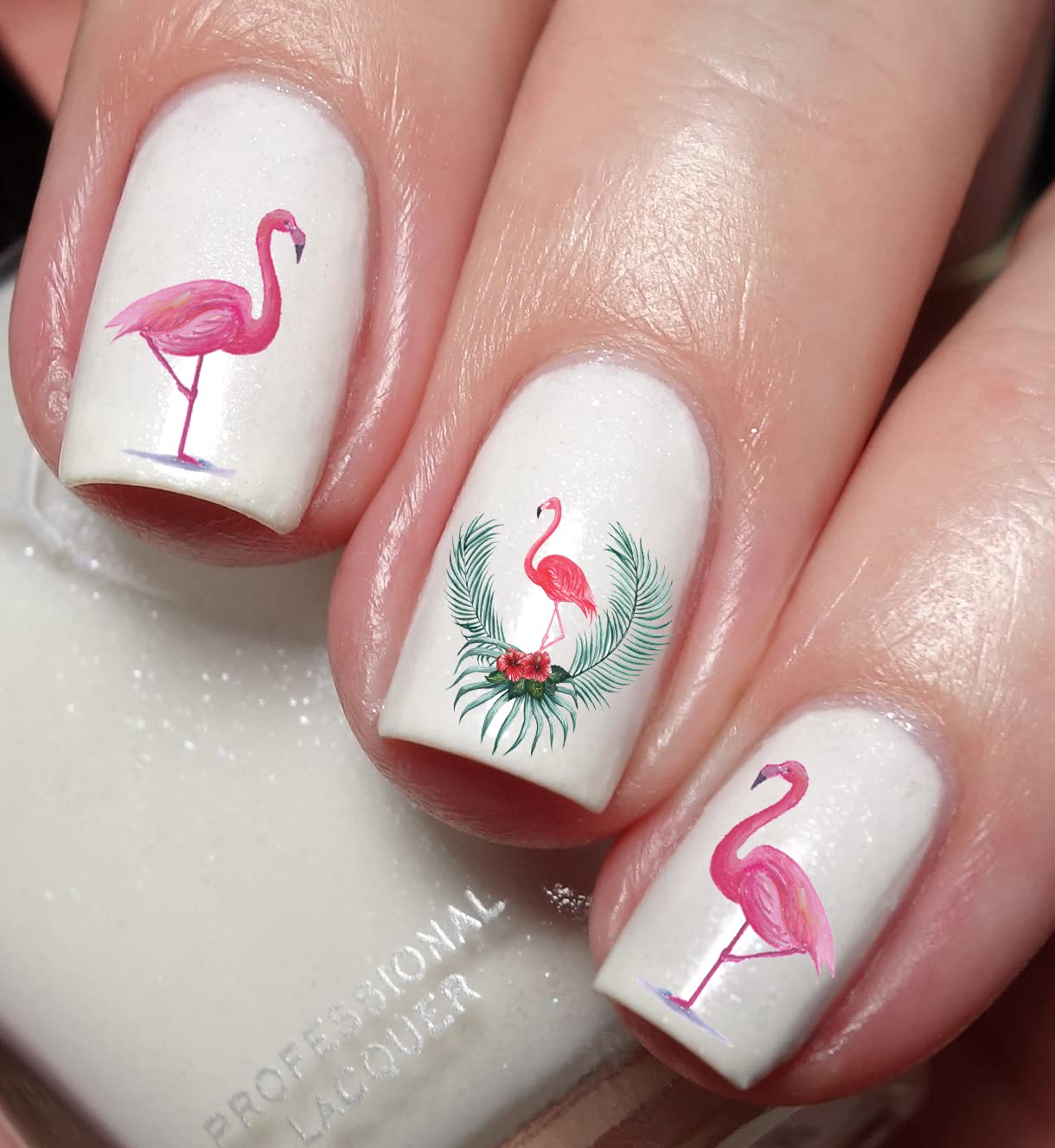 Flamingo Nail Art Decal Sticker