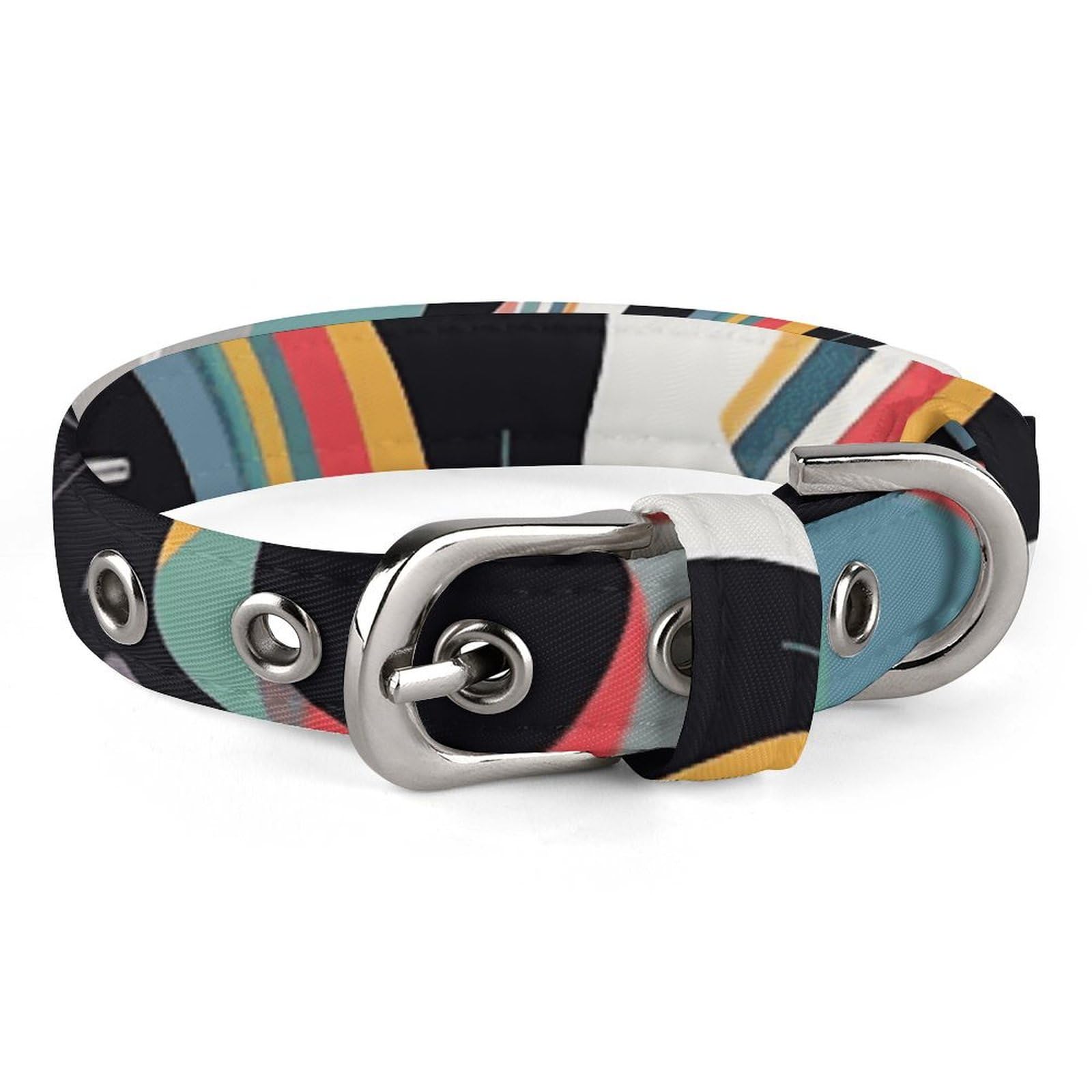 Collier pour chien réglable avec imprimé neige pour l'hiver