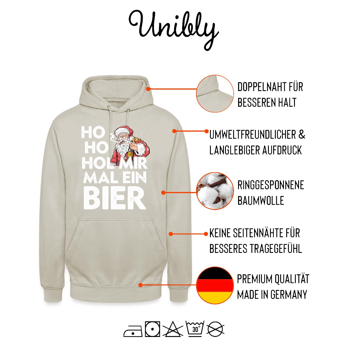 Ho Ho HOL Mir Mal ein Birra - Maglione natalizio