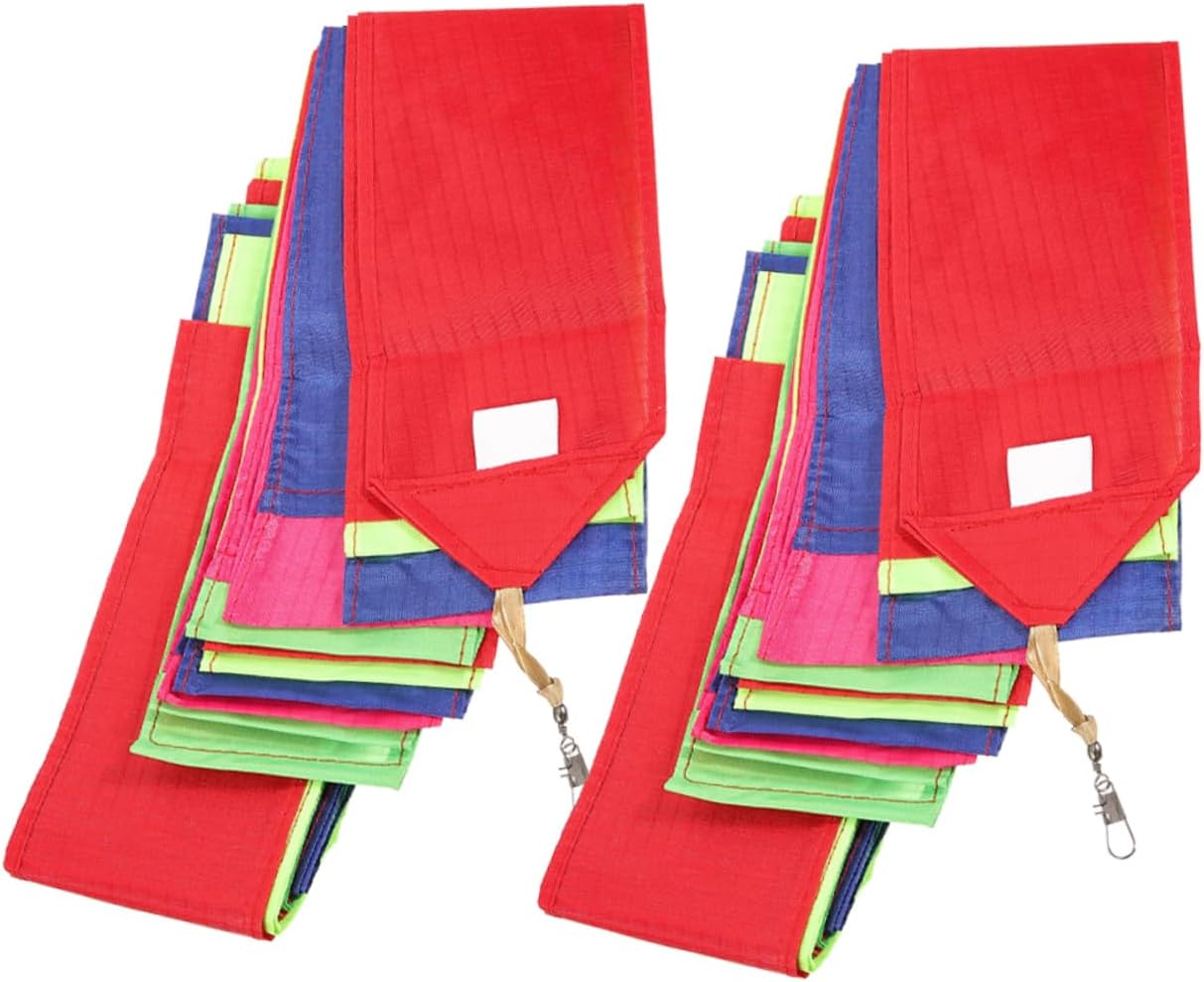 BESPORTBLE 8pcs Colorful Rainbow Kite Tail Streamer for Eye-catching Kite Flying Decoration for Accessories and Activities