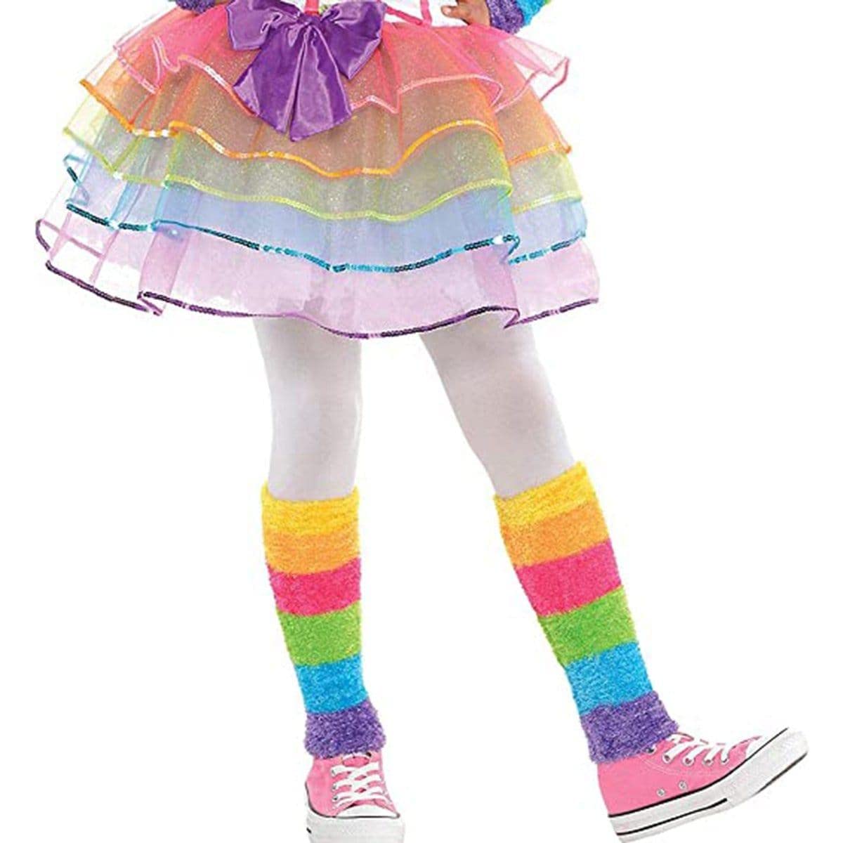 AMSCAN Mädchen Regenbogen Einhorn Kostüm – Größe L (12-14)