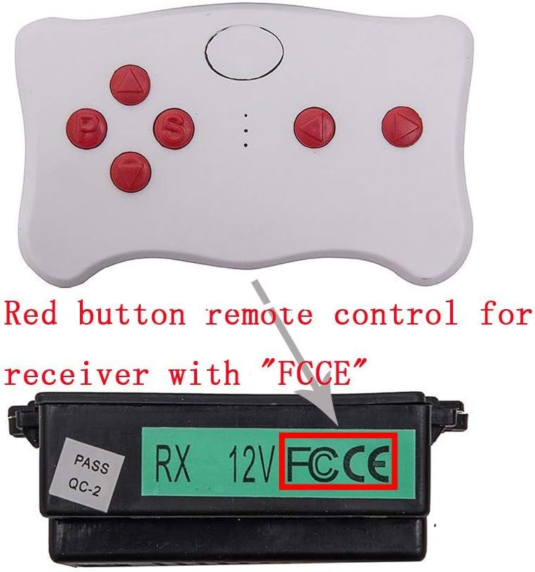 SHENGLE Wellye 2.4G Bluetooth Remote Control Remote Controller Transmitter Accessories for Kids Electric Ride On Toy Best Choice Products Wrangler Ride On Car