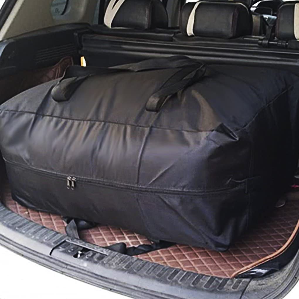 Super Groß Aufbewahrungstasche 2PCS Wasserdichte Umzugstasche Aufbewahrungstasche Transporttasche für den Außenbereich mit Doppelten Reißverschlüssen und Verstärkten Griffen