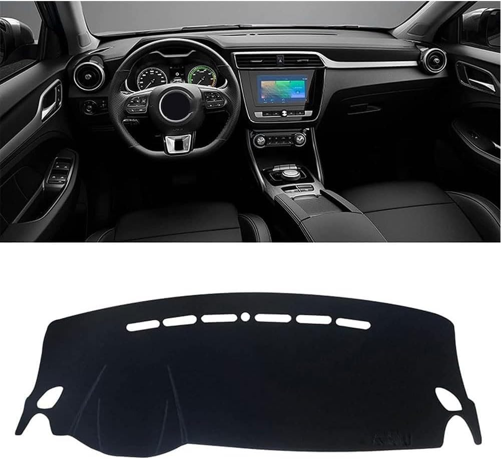 Alfombrilla Protectora para Salpicadero De Coche para M-G ZS EV 2017-2022 LHD,Alfombrilla Anti-UV para Salpicadero Protector Antideslizante,Interiores para Consola Central