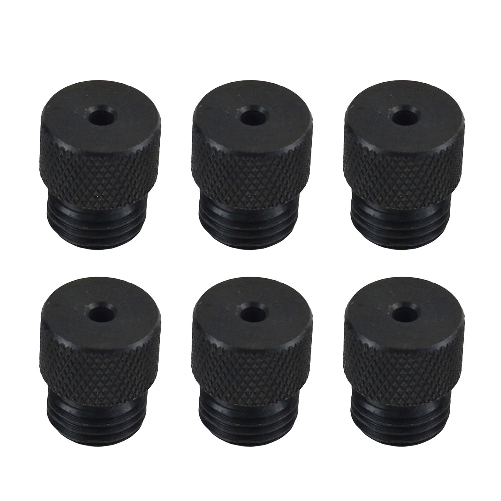 Professional 6Pcs Drill Guide Bushings Sturdy Carbon Steel Rustproof Drill Sleeve for 2mm to 10mm Hole Alignment Mild Steel Bushing