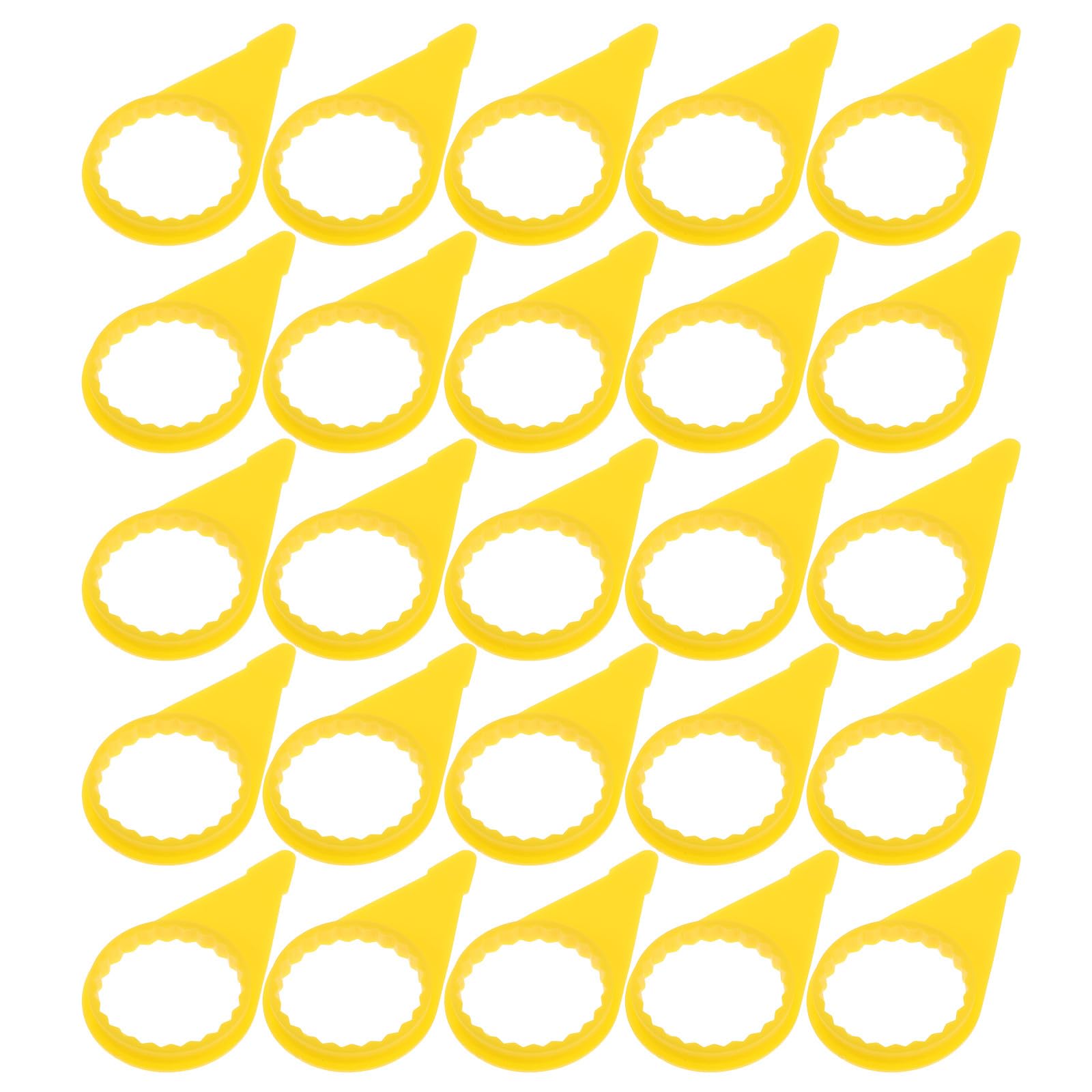 Gatuida Capuchons Indicateurs D'écrous de Roue en Plastique Jaunes 100pcs, Résistance aux Intempéries et Compatibilité pour Entretien de Véhicule et Conduite Quotidienne Conduite Quotidienne