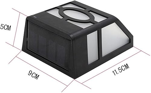 Miniatura 3 de 2 luces solares de pared para exteriores, arriba y abajo, iluminan del atardecer al amanecer, luces solares de porche al aire libre, IP44,