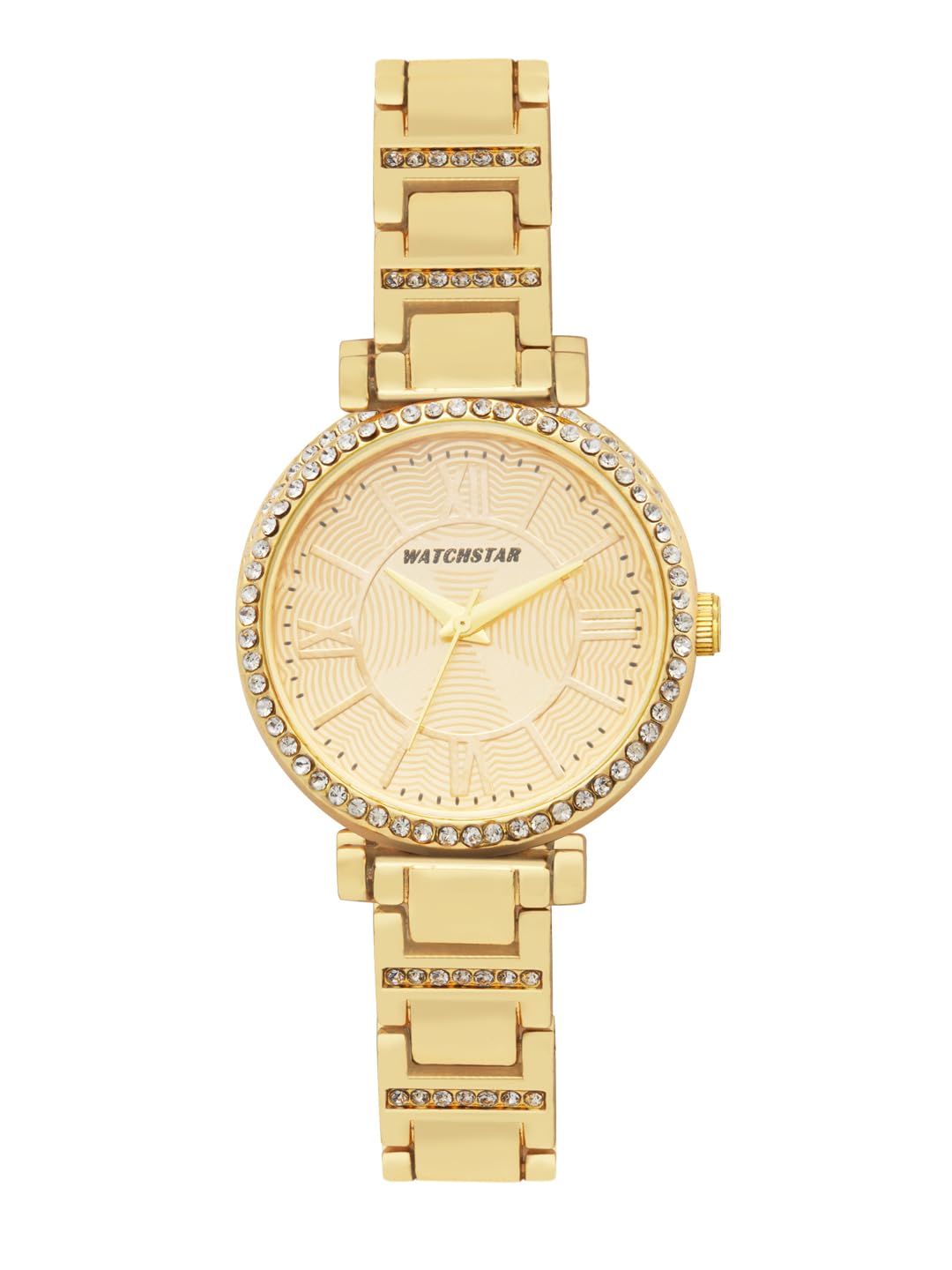 Analog Stainless Steel Silver Plated Womens and Girl Watch (Gold Dial Silver Colored Strap) (B0D31RXG58) Amazon Price History, Amazon Price Tracker