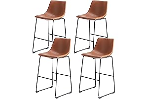 Sweetcrispy Counter Height Bar Stools Set of 4, Perfect Addition to Your Kitchen Island
