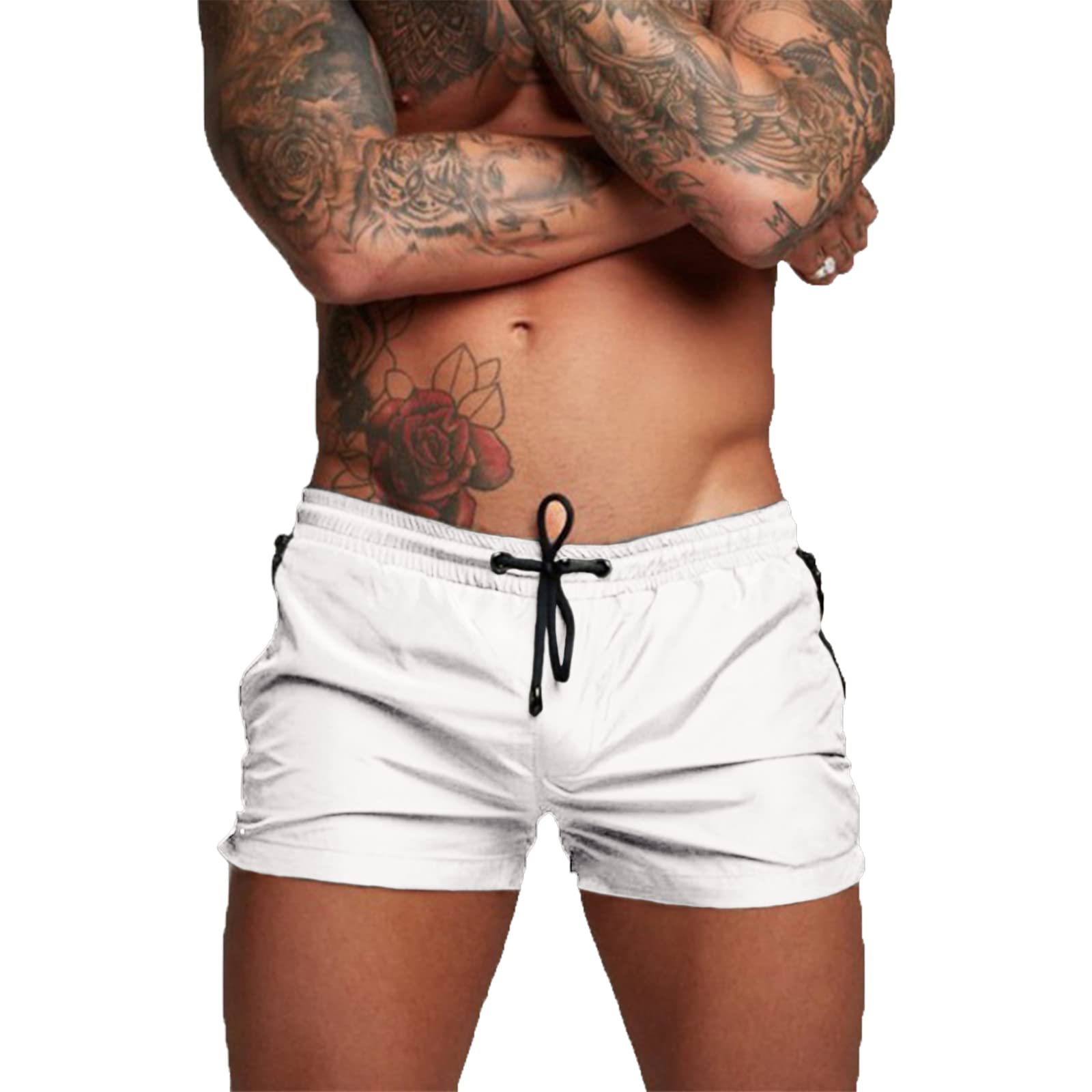 EDOTON Bañador para Hombre, Pantalones Cortos Impermeables Pantalones Cortos de Surf Pantalones de Natación — view 18