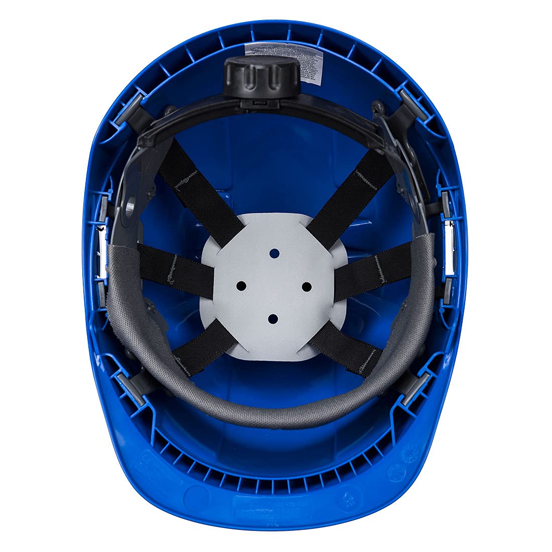 Portwest PB55 Vented Hard Hat Helmet with Badge ID Colour=Orange, Standard - Image 3