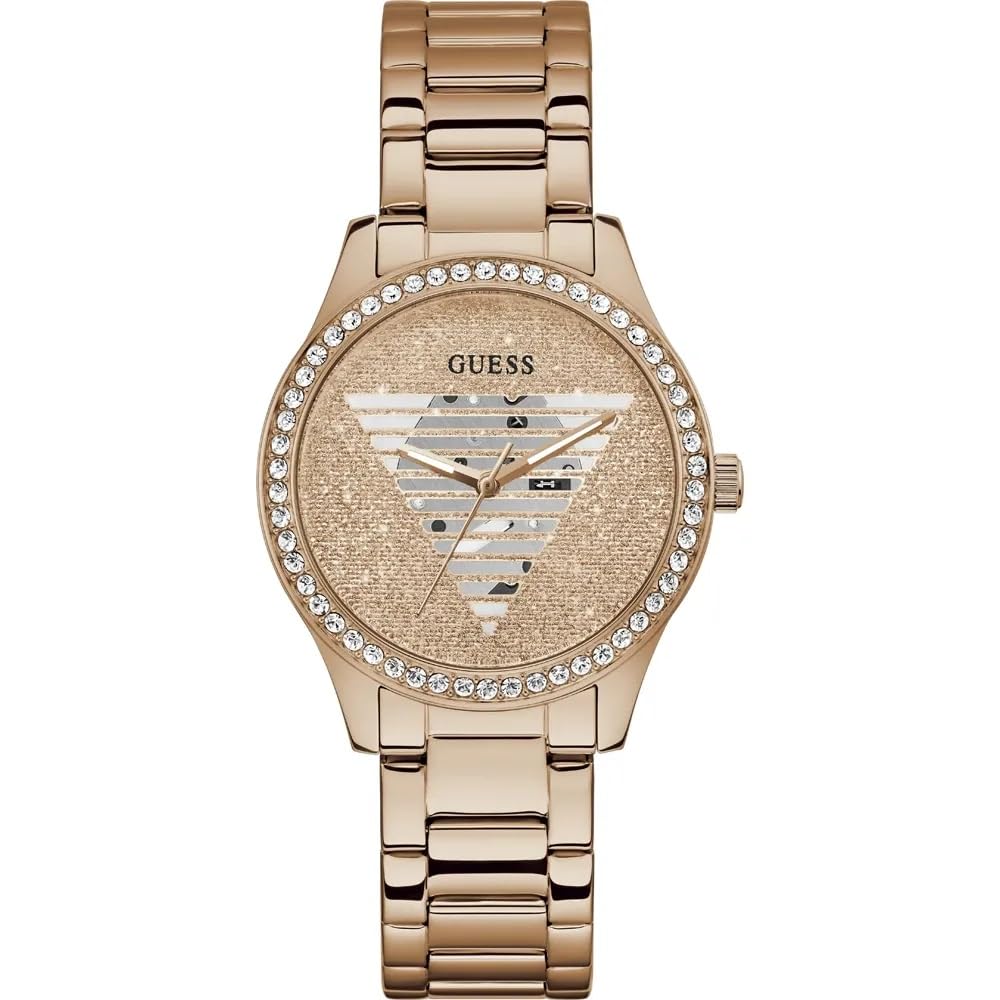 GUESS Stainless Steel Women Analog Gw0605L3, Gold Dial, Gold Band (B0CJTYQM77) Amazon Price History, Amazon Price Tracker