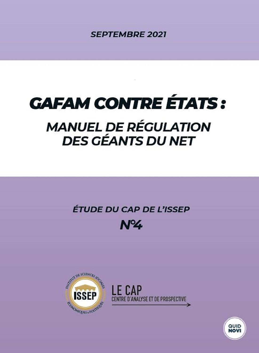 Gafam contre états : manuel de régulation des géants du net