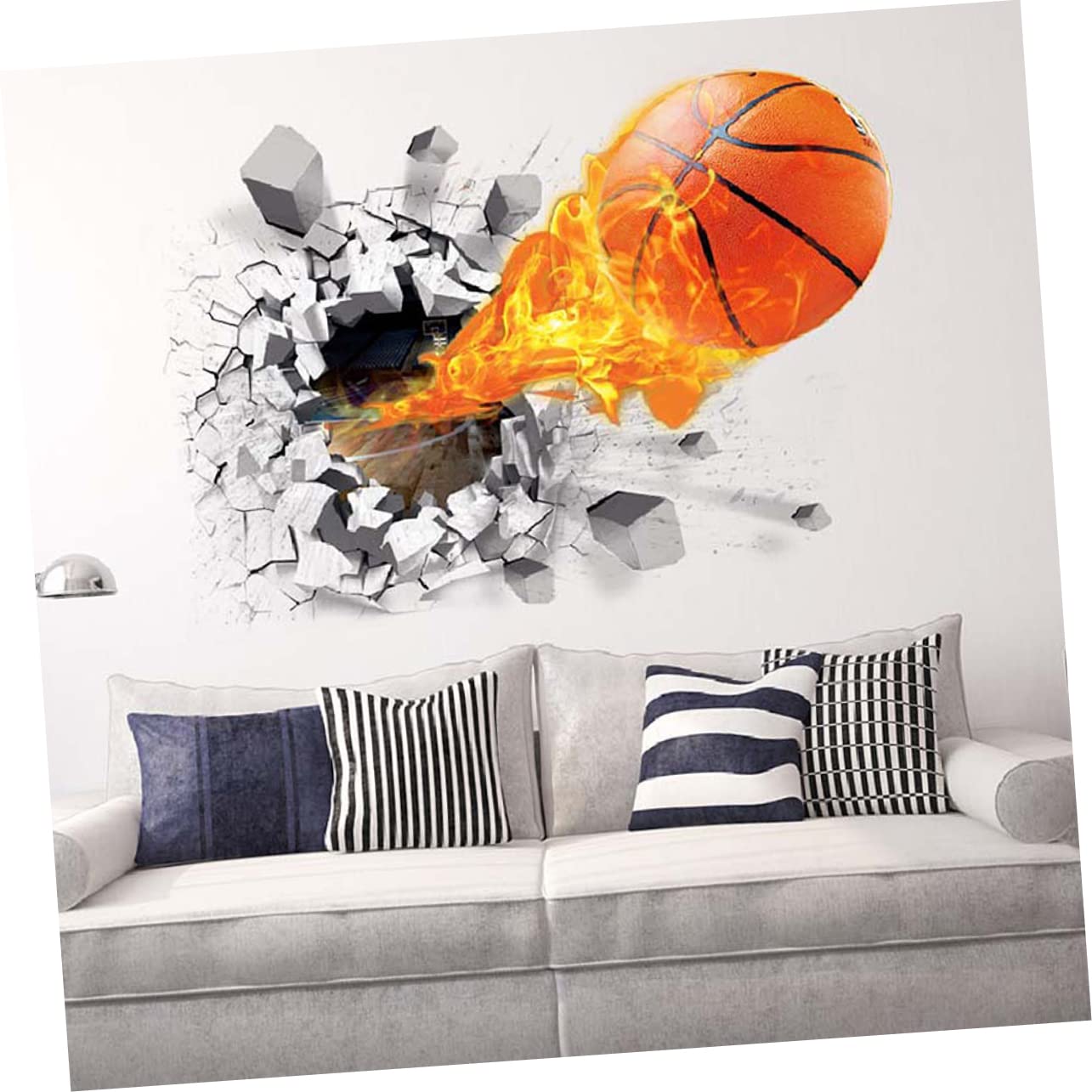 POPETPOP 4pezzi Adesivi Murali Decorativi Motivo Pallone Impermeabili e Facili Da Applicare Decorazioni Per Casa e Cameretta Dei