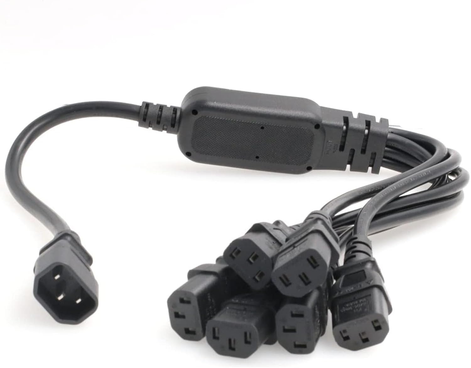 (2ft/60cm) IEC 320 C14 Male to 3 x C13 Female Y Splitter Power Adapter Cable 10A 250V UPS PSU Extension Cable,3 in 1,ower Supply for 3 Devices at a time (2ft/60cm) IEC 320 C14 Male to 3 x C13 Female Y Splitter Power Adapter Cable 10A 250V UPS PSU Extension Cable,3 in 1,ower Supply for 3 Devices at a time