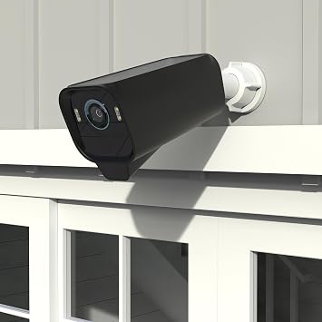 Silicone Case for eufyCam S3 Pro Waterproof Silicone Case for Eufy Solar Surveillance Camera Outdoor (2 Pieces-Black)