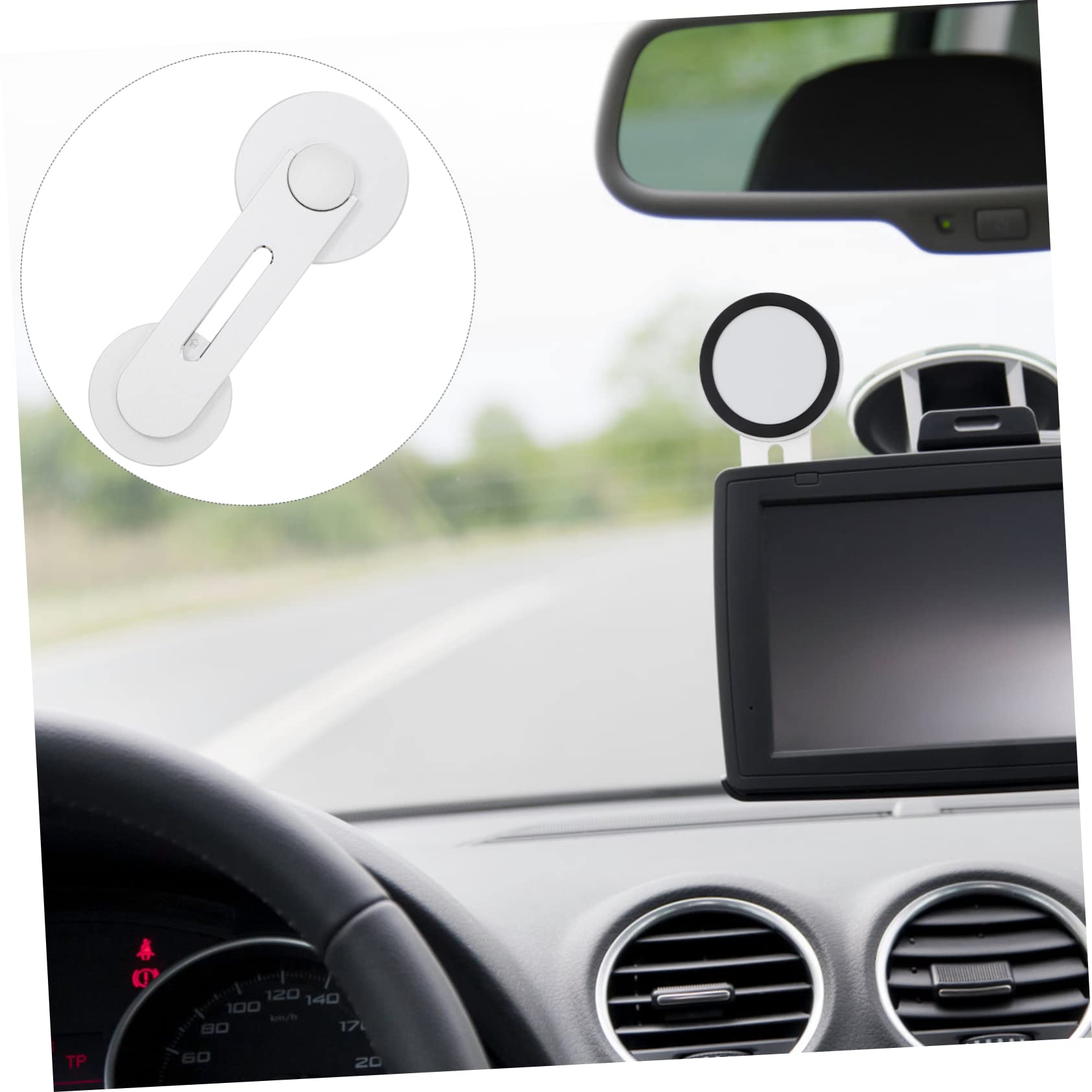 DOITOOL 2 Soportes Magnéticos para Teléfono De Coche Soporte De Metal para Portátil Soporte Magnético para Teléfono Soporte Lateral para Monitor.