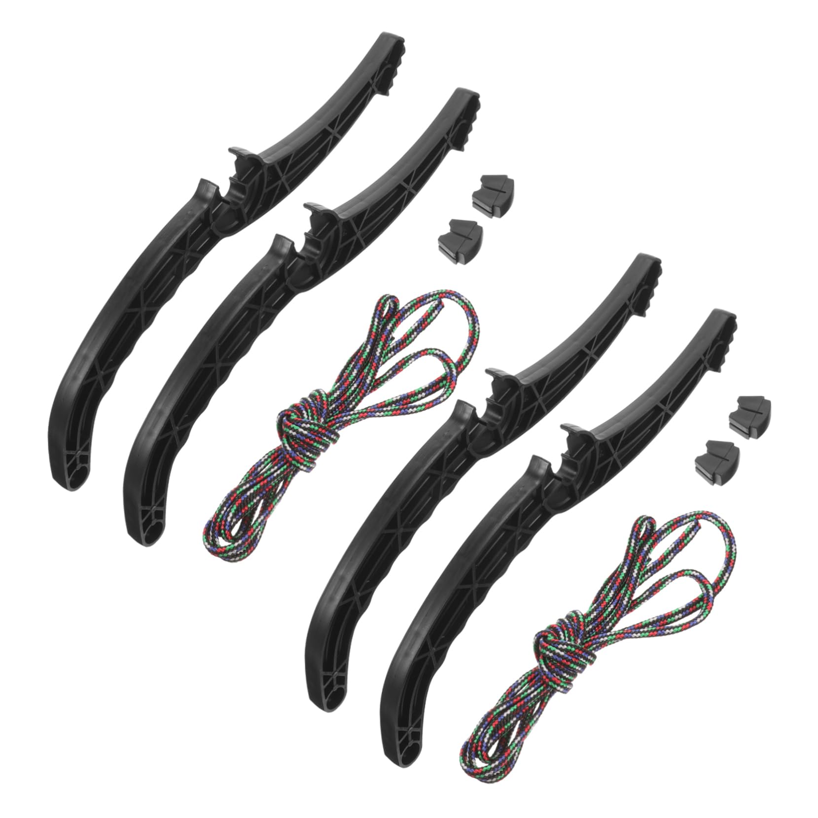 GANAZONO 8sets Professional Snowboard Brake Handle Plastic Ski Brake Level Accessories for Easy Replacement and Enhanced Performance Slopes