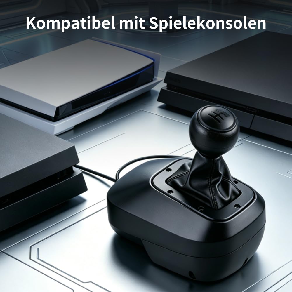 NBCP Schaltgetriebe Driving Force, Gaming Racing H Schaltgetriebe, kompatibel mit Logitech G29 Rennräder