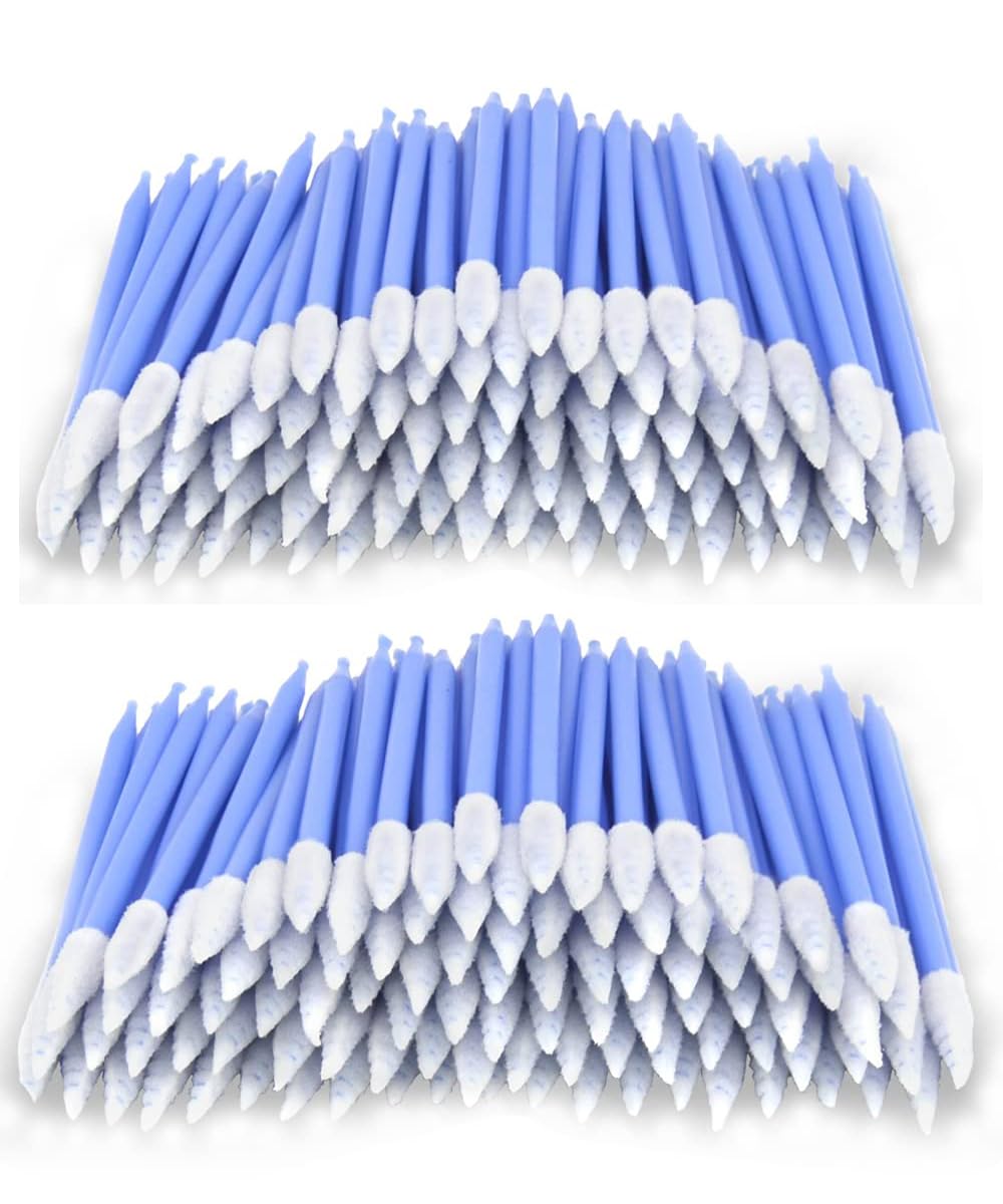 Wellgler's 200pcs Foam Cleaning Swabs