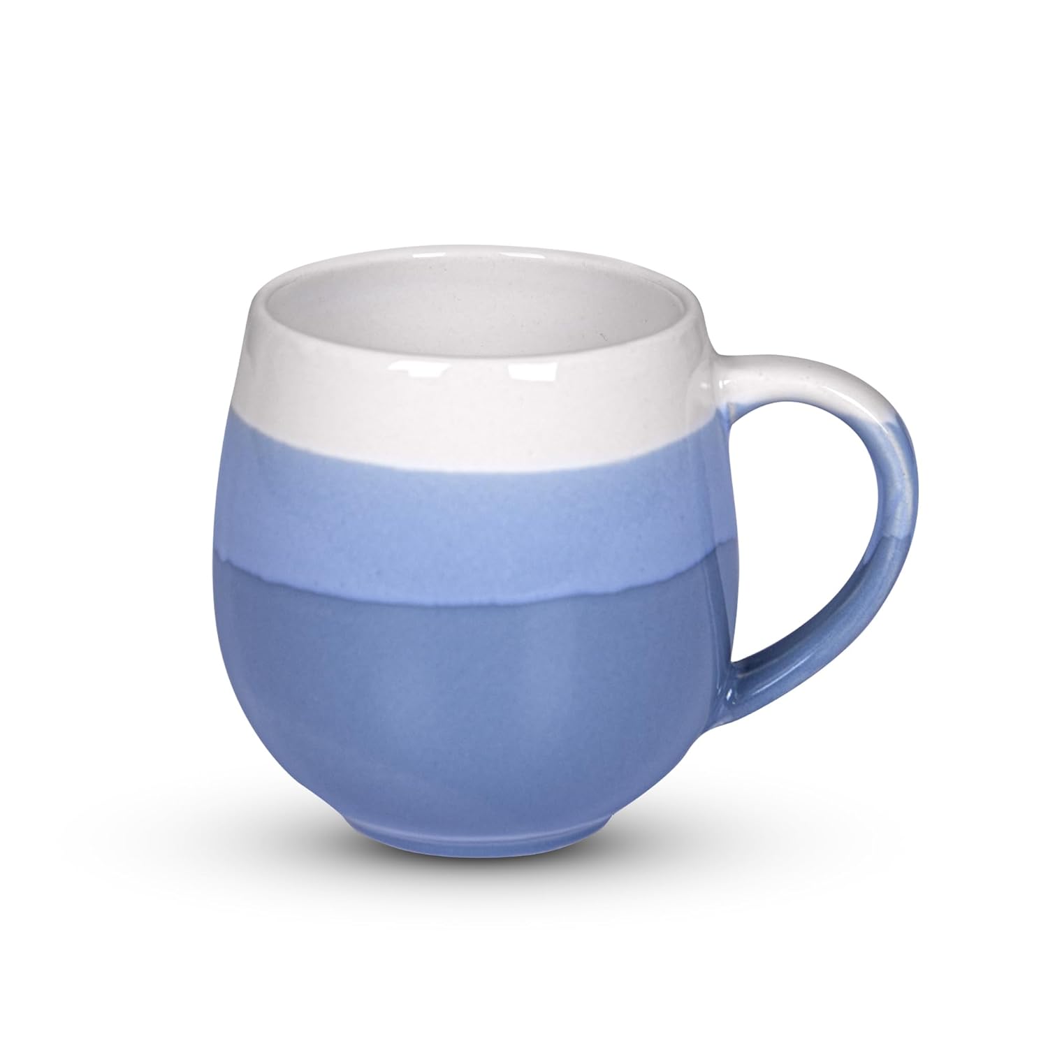 U & U UNIQUE UTILITIES Large Ceramic Coffee Mug (450 ML) | Milk Mug | Microwave & Dishwasher Safe | Coffee Cups | Ideal for Home, Office & Gift (Grey-Blue) 34 61O0ummB0fL. SL1500