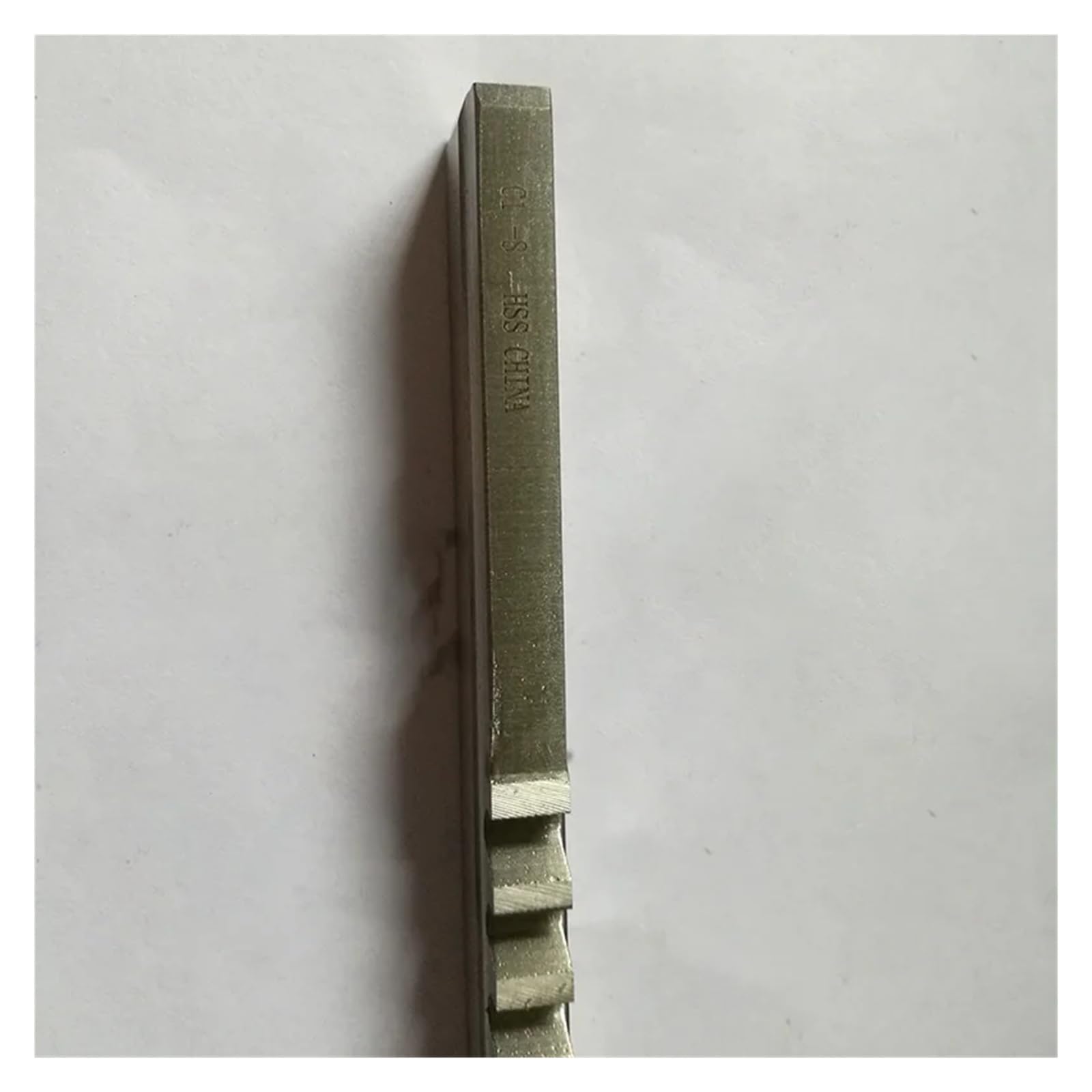 Broche de rainurage HSS, broche métrique de type C à pousser de 8 mm, outil de fraisage de rainures de clavette en acier rapide for fraiseuse CNC pour tour