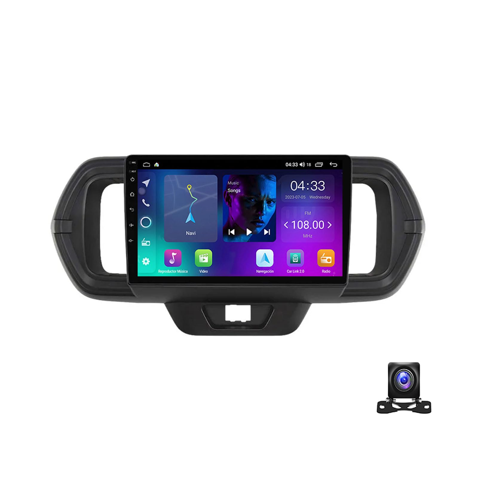 Autoradio 2 Din Android pour Toyota Passo 2016-2021 avec écran tactile et Bluetooth