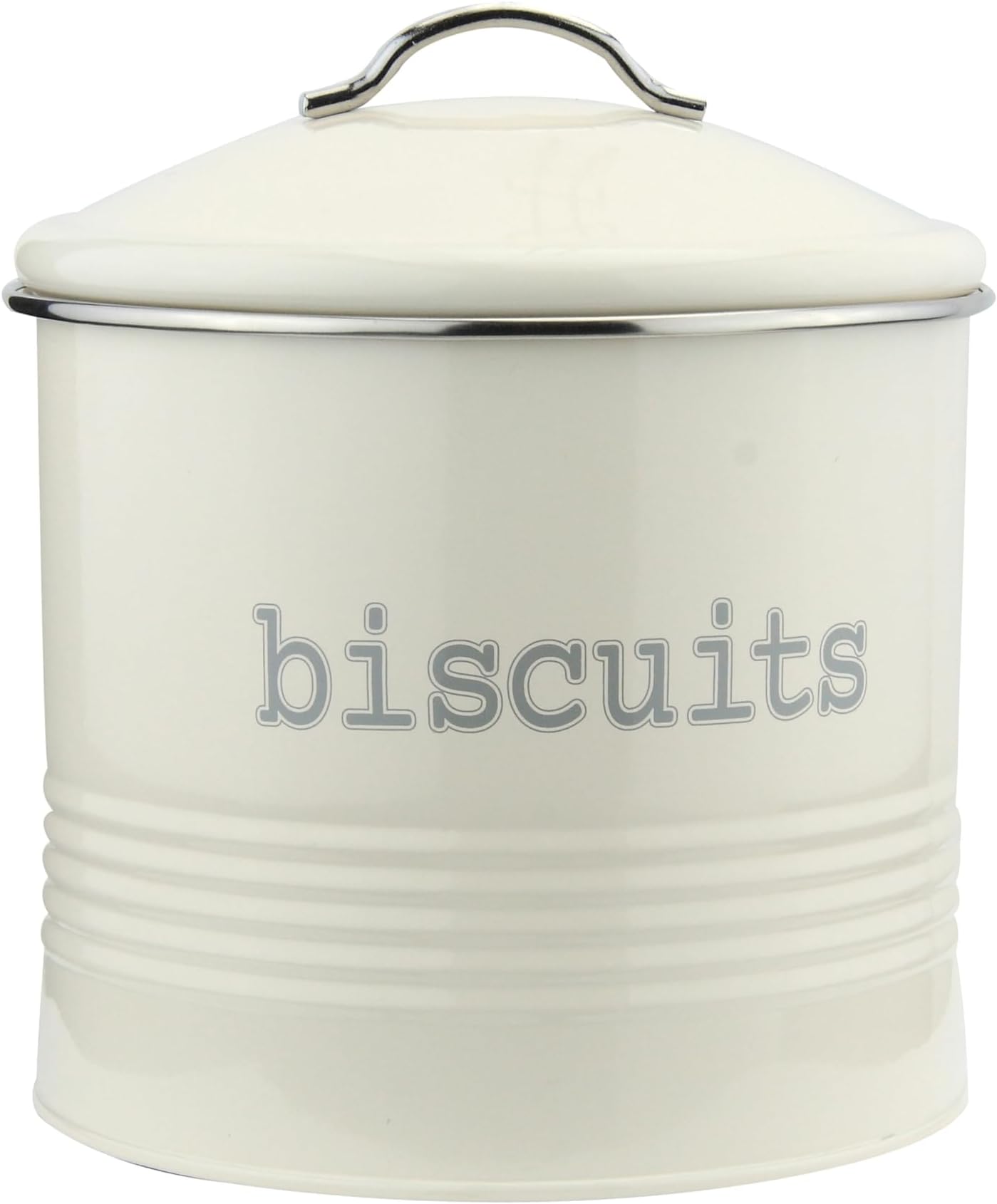 Apollo Canister Rnd Biscuits Cream