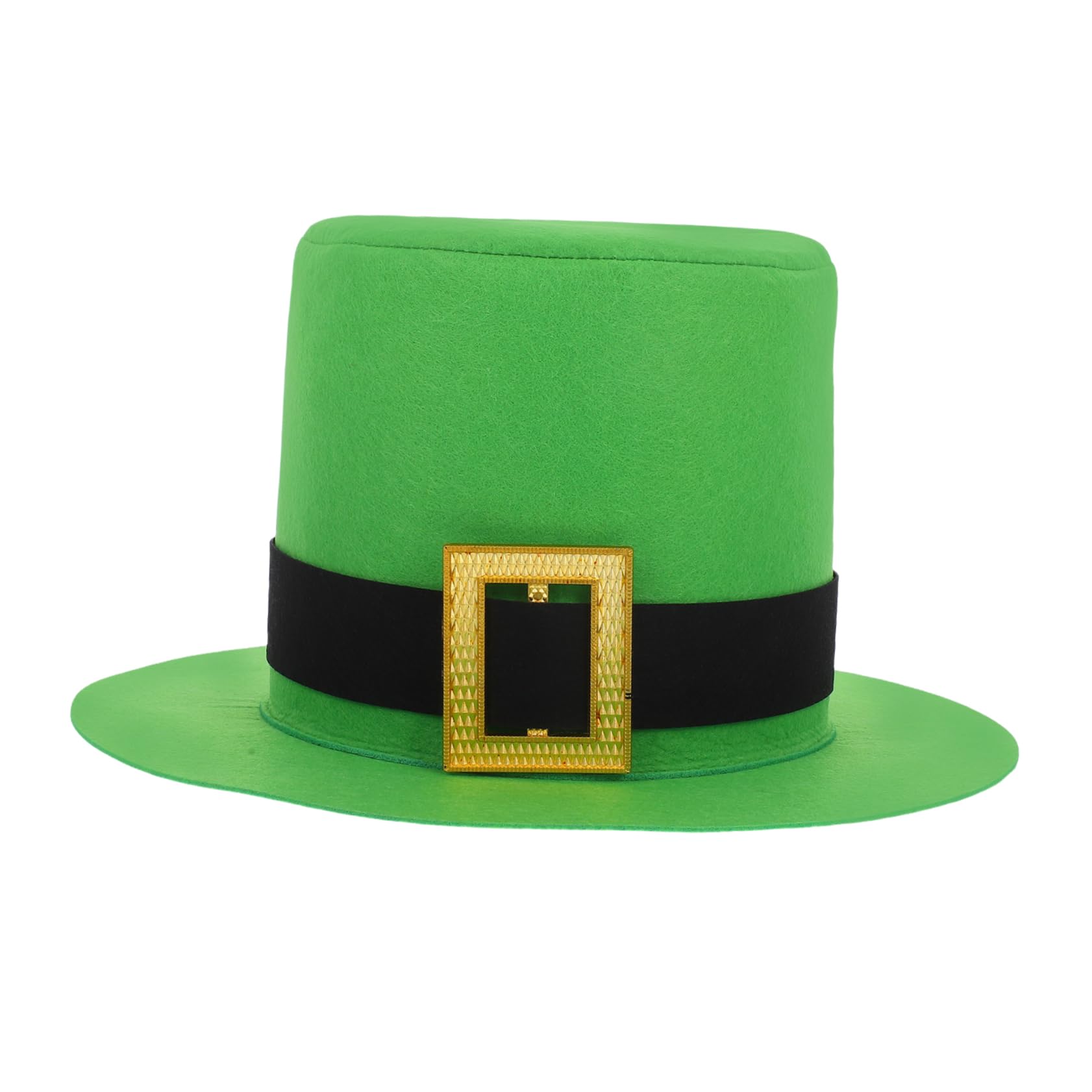 STOBAZA . Patrick's Fedora Hat Irish Themed Felt Cap for Men and Women Festival Accessory