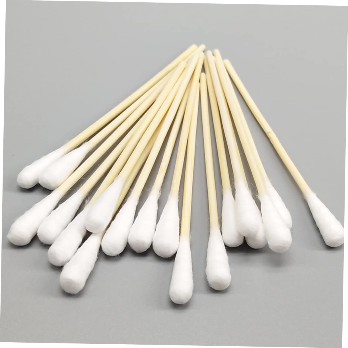 FOMIYES Large Cotton Swabs Jumbo Size 500pcs 15cm Long Cotton Stick Wooden Handle for Cleaning Labo and Home Use