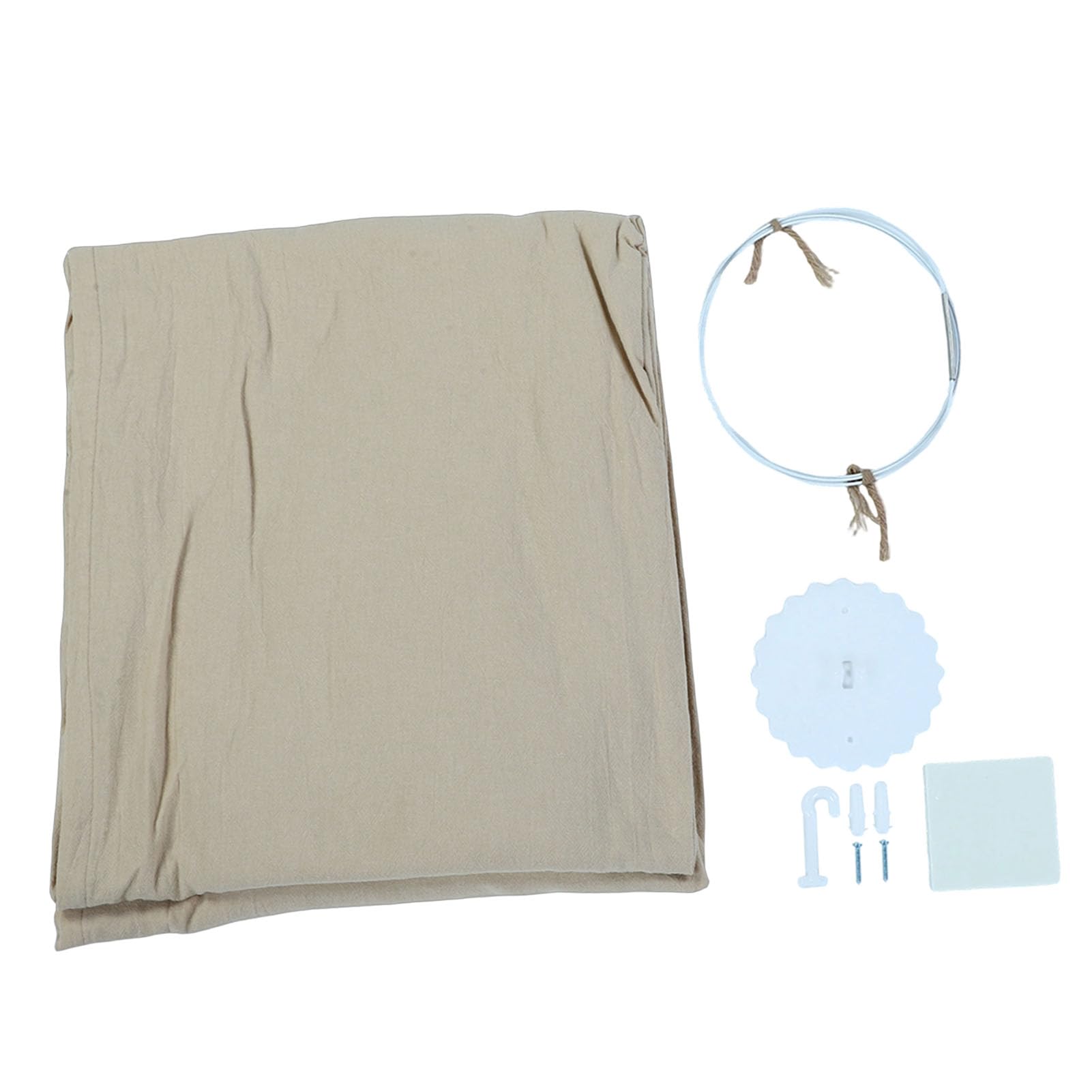 Tenda Sospesa in Morbido Cotone con Baldacchino per Letto per Bambini per un Accogliente Angolo Lettura in Colore Kaki per L'arredamento della Stanza dei Bambini