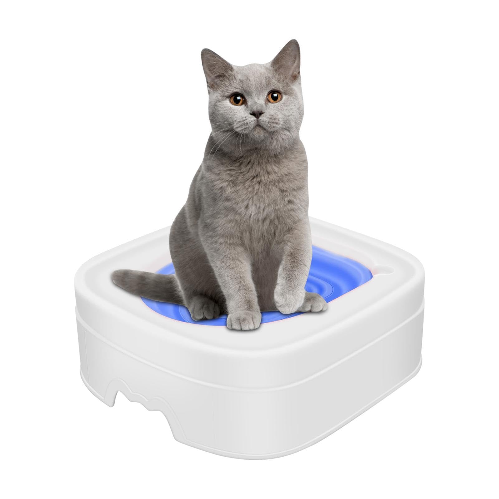 Katzentoilette – Katzentoilette mit großer Kapazität, Katzentoilette | Töpfchentrainer für Katzen, Katzentraining, Katzentraining, Katzentoilette verwendet Katzenzubehör von to to