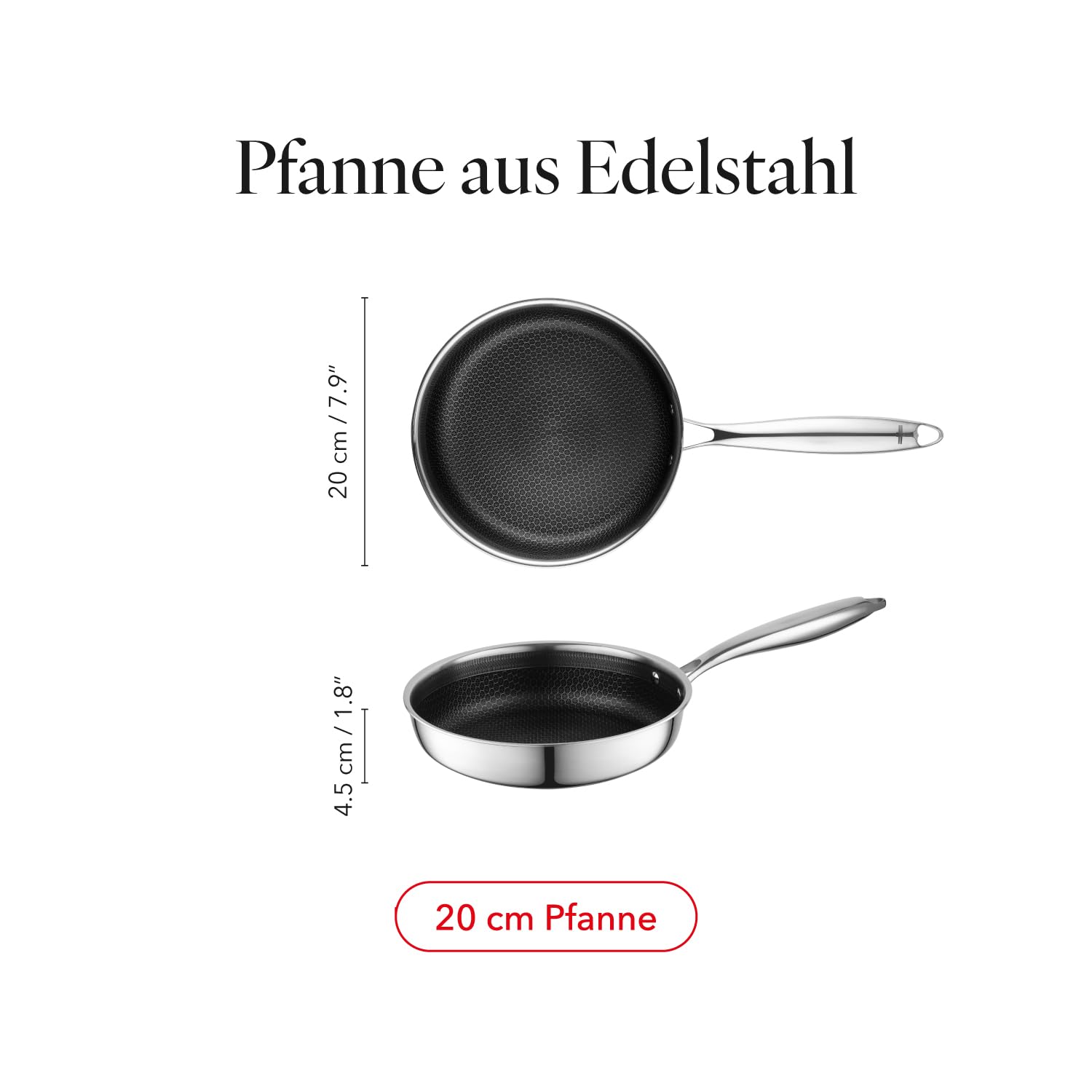 Florina Bratpfanne aus Edelstahl ARISTO – Bild 2