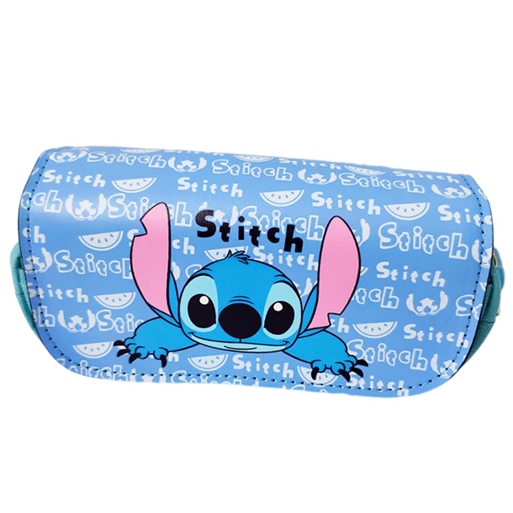 IOSCDH Papelería Caja,Estuche Rectangular,Sti-tch Estuche Escolar, Bolsa de Lápiz, Estuche con Cremallera, Organizador de Papelería para niña, Bolsa de Cosméticos, Portable Estuche, Útiles Escolare -G