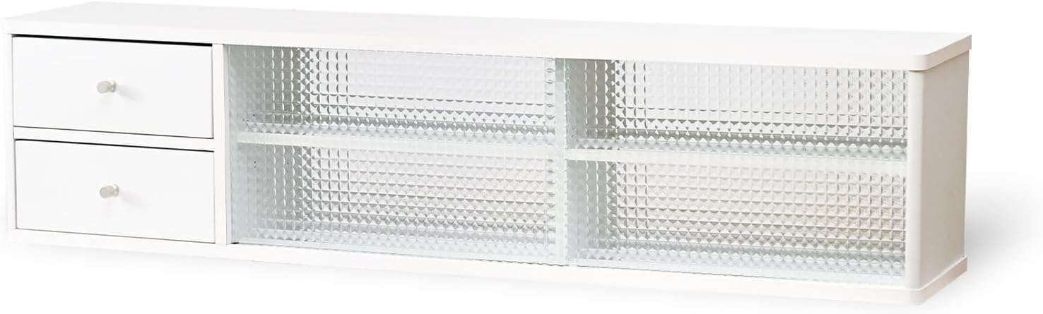 LOWYA ロウヤ 食器棚 ハイタイプ ホワイト キッチン収納 食器棚 ハイ