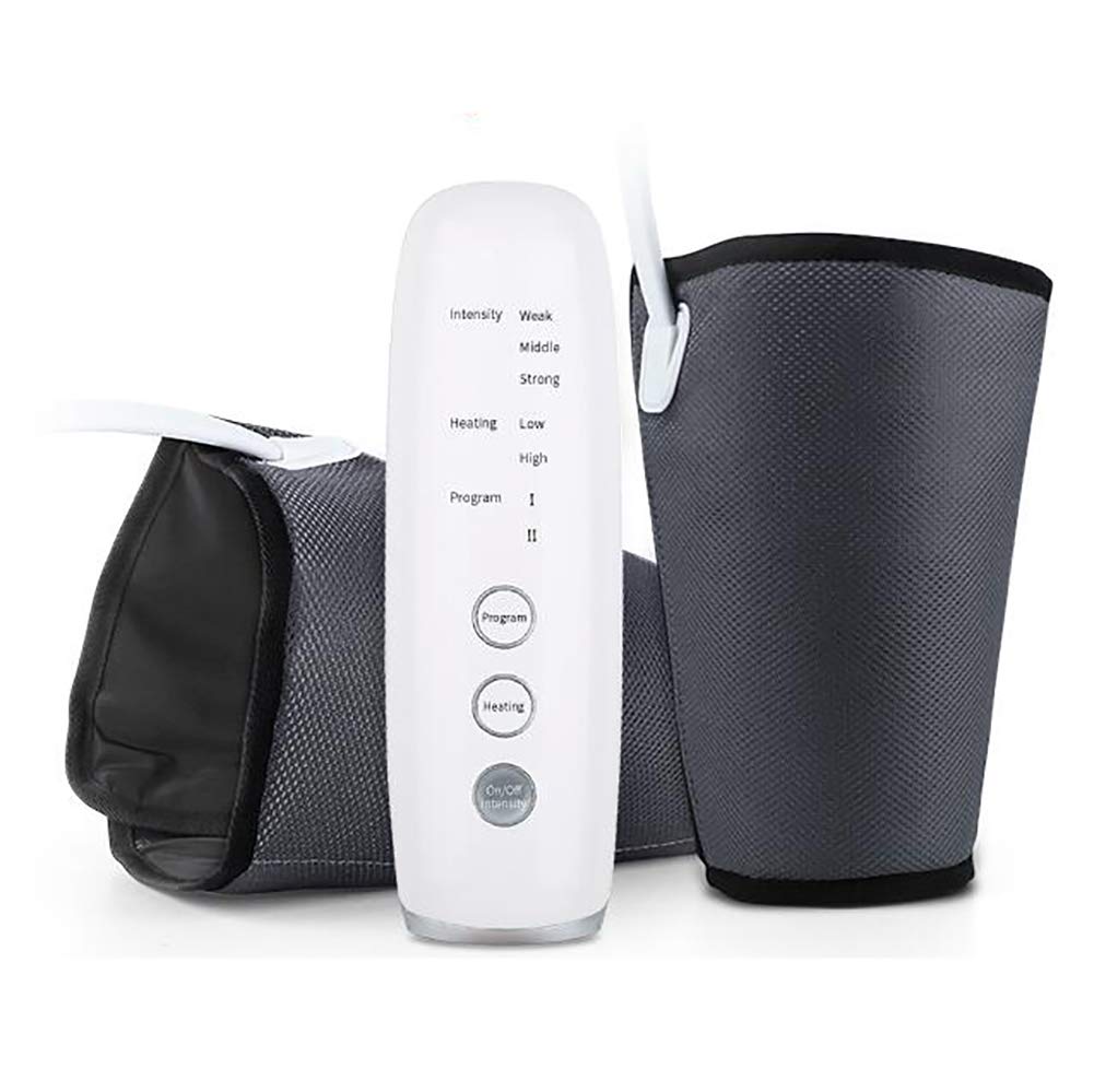 BNBXP Leg Air Massager for Circulation Sequential Compression Wraps Massager with Handheld Controller And with Heat 2 Modes 3 Intensities for Relaxation Muscles, Helps Poor Circulation