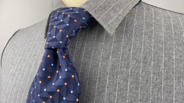 Cravatta Uomo Shlax&Wing Blu Tinta Unita - Seta Elegante Per Occasioni Formali | Misura Classica 147x8cm - Foto 11