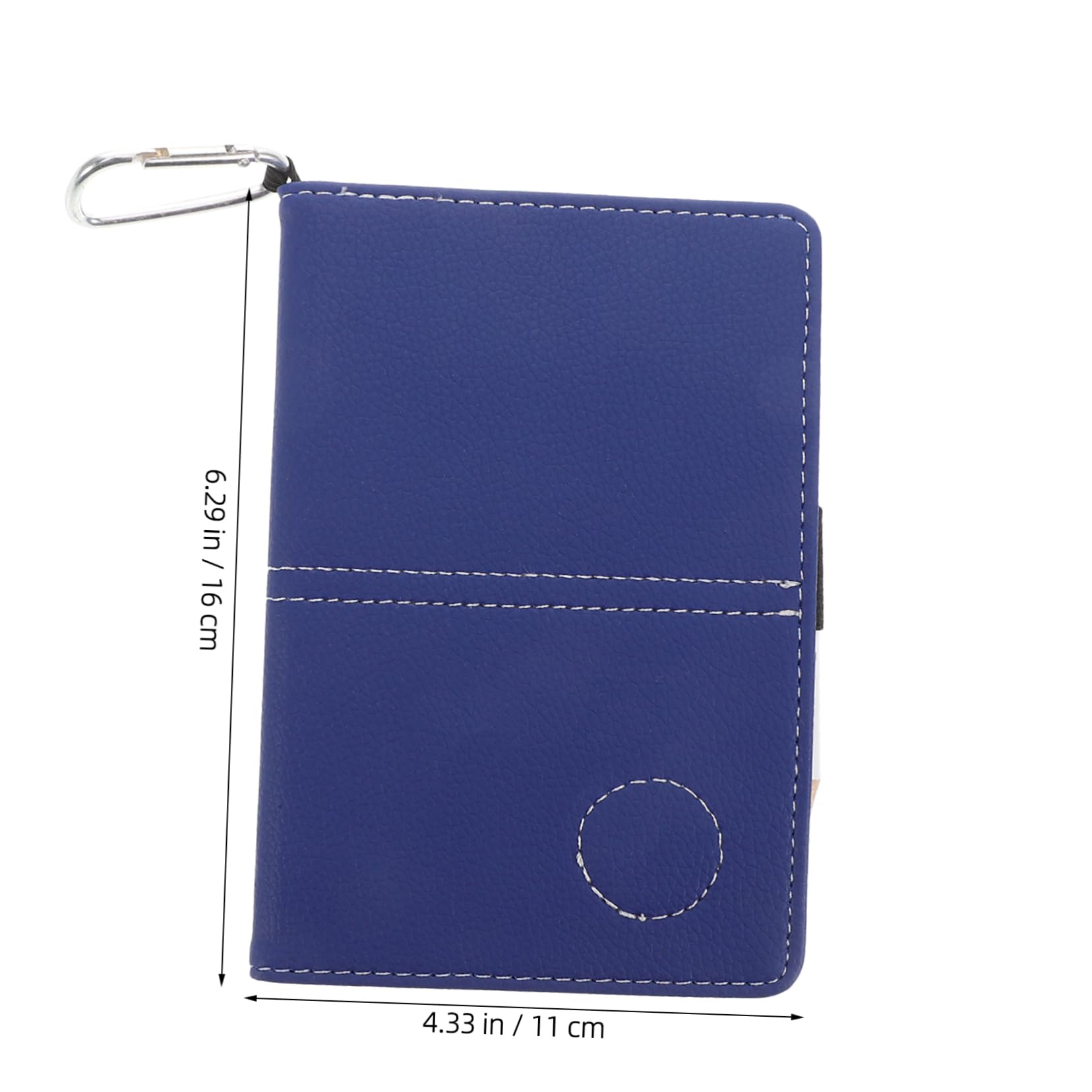 BESPORTBLE Golf Scorebook Pu Leather Score Keeper Range Card Holder Simple Style Portable Score Card Book for Golfers
