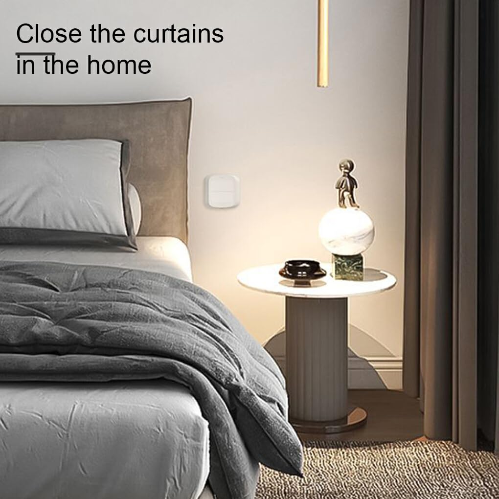 IOIUSKKU 4 Juegos de Interruptor de botón Zigbee portátil - Controlador Pro para el hogar Inteligente Interruptor inalámbrico Botón de Escena Interruptor Push Smart Switch WiFi, WiFi 4Conjunto