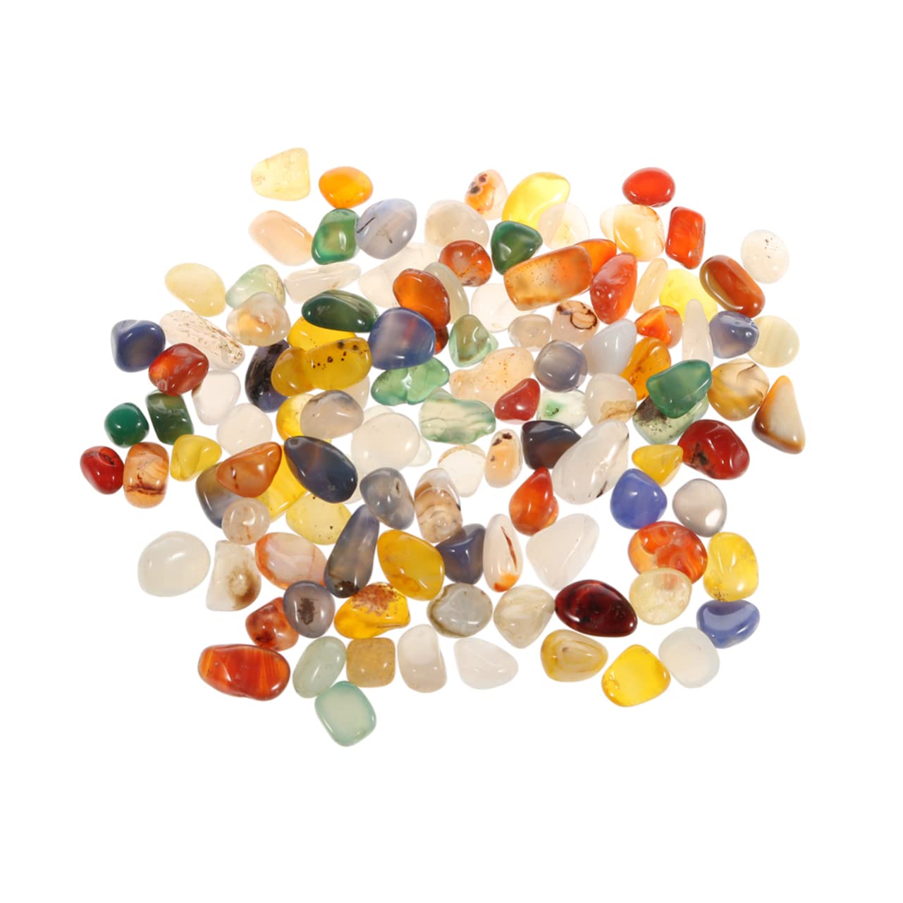 BESPORTBLE 500g Agate Gravel Perfect for Fish Tank Decor Stone Pebbles 9-14mm Enhance Your Aquarium's Aesthetics