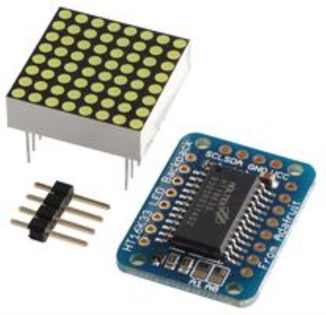 Adafruit Mini 8x8 LED Matrix mit I2C Backpack, blau, 959 : Amazon.de:  Gewerbe, Industrie & Wissenschaft