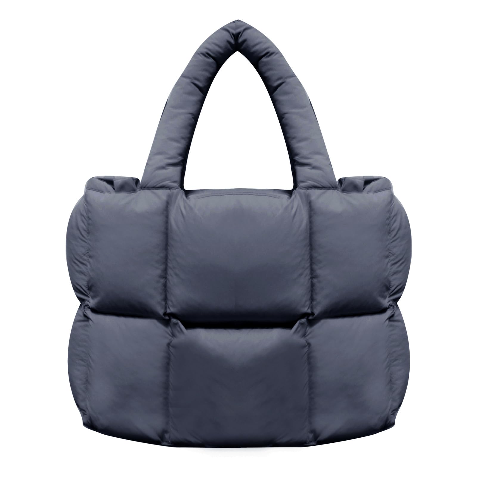 NAARIIAN Puffer Tote Bag for Women, Lightweight Quilted Puffy Shoulder Handbag with Adjustable Shoulder Strap