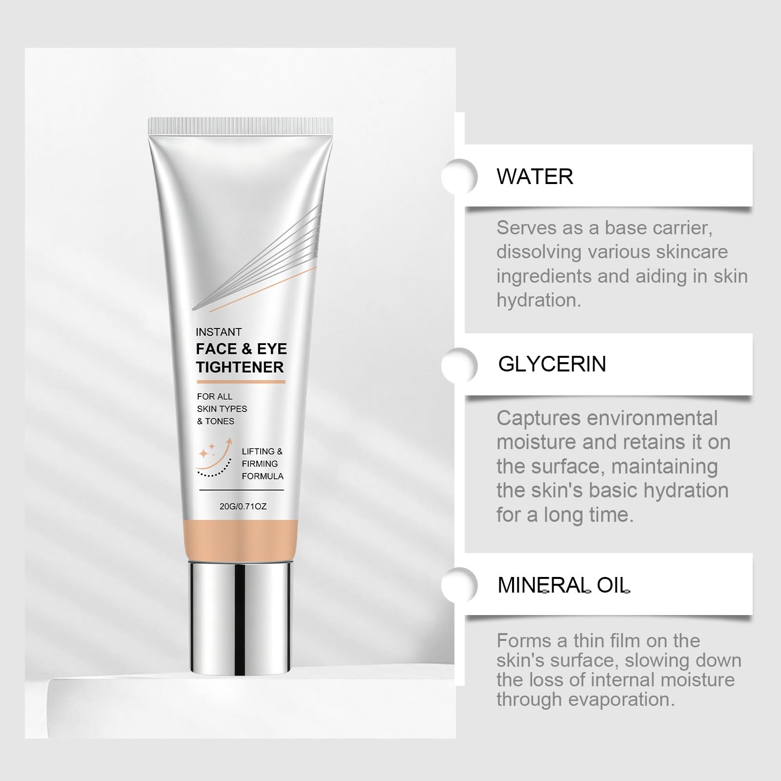 Crème liftante visage et contour des yeux - 20g