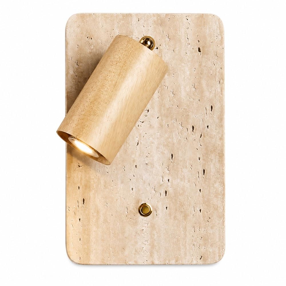 Lampada da Parete a LED con Interruttore, Applique da Comodino, faretto a Incasso, Applique Regolabili per Camera da Letto, Soggiorno, Hotel