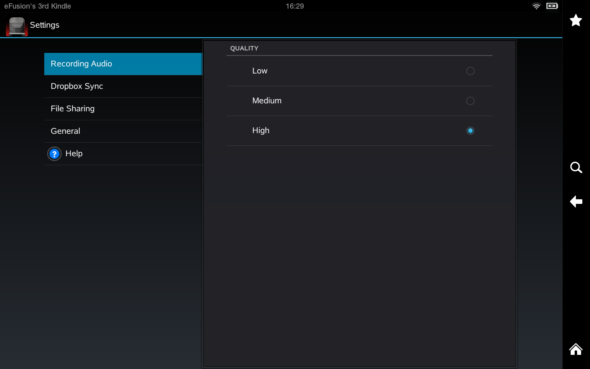 Voice Recorder HD App on Amazon Appstore