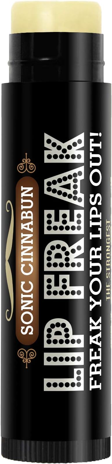 BUZZING Lip Balm | Lip Freak | 100% All Natural | Cruelty Free | Flavoured Lip Freak (Sonic Cinnabun)