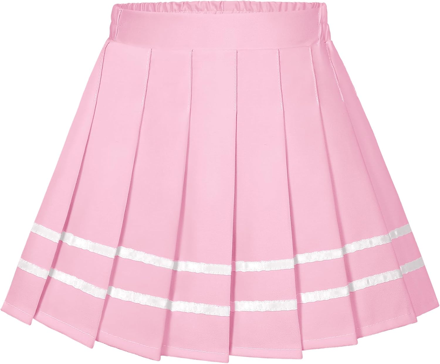 KEREDA Girls Pleated Mini Skirt High Waist Tennis School Uniform Skirts 4-14 Years