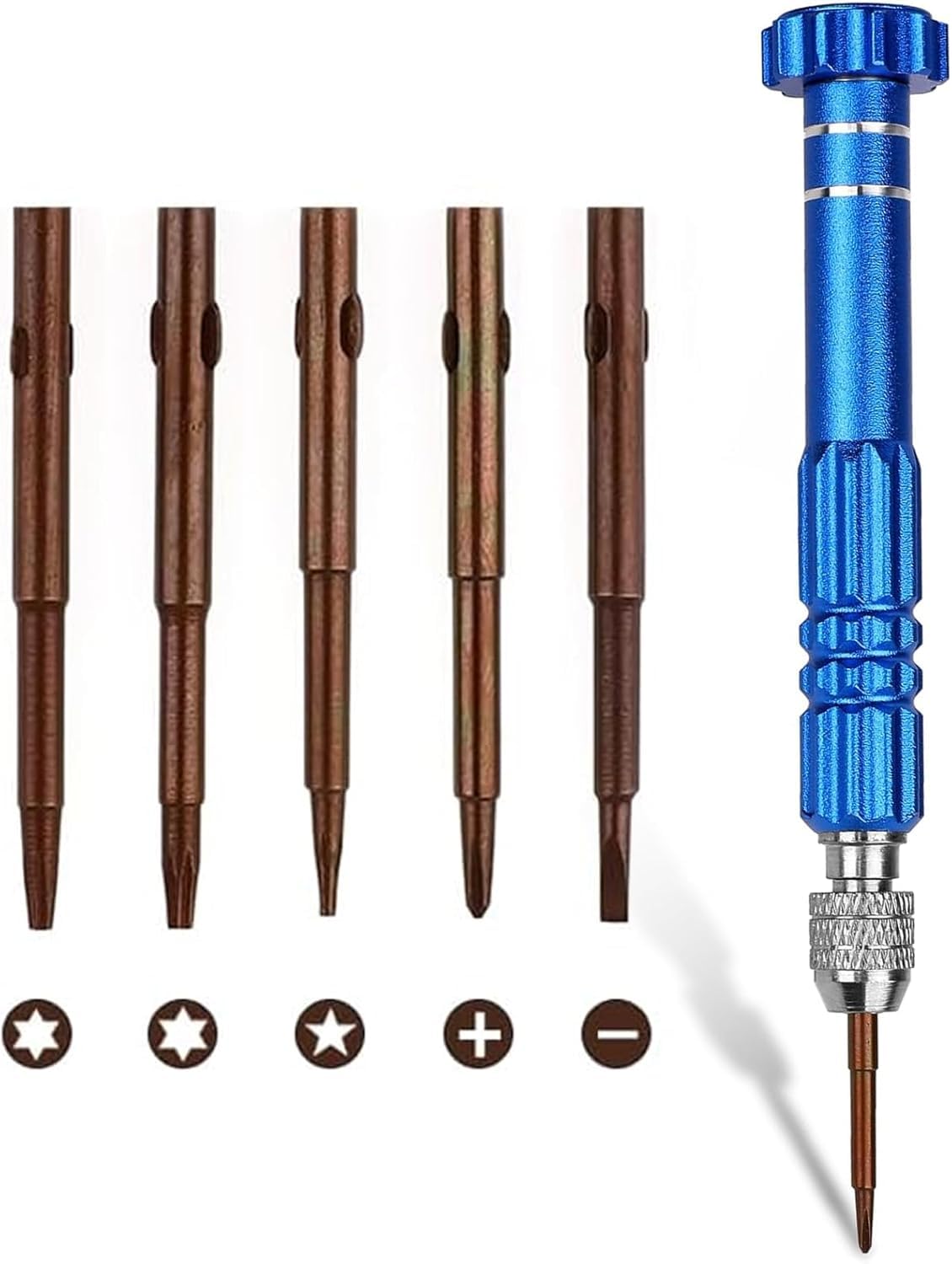 ikis Multifunctional Small Magnetic Precision Pocket Mini Screw Driver Set for Eyeglass, Smartphone, Tablet, Watch, Repair Tool Kit (5-in-1 Multifunctional Screw Driver) (B0CY8C2T17) Amazon Price History, Amazon Price Tracker