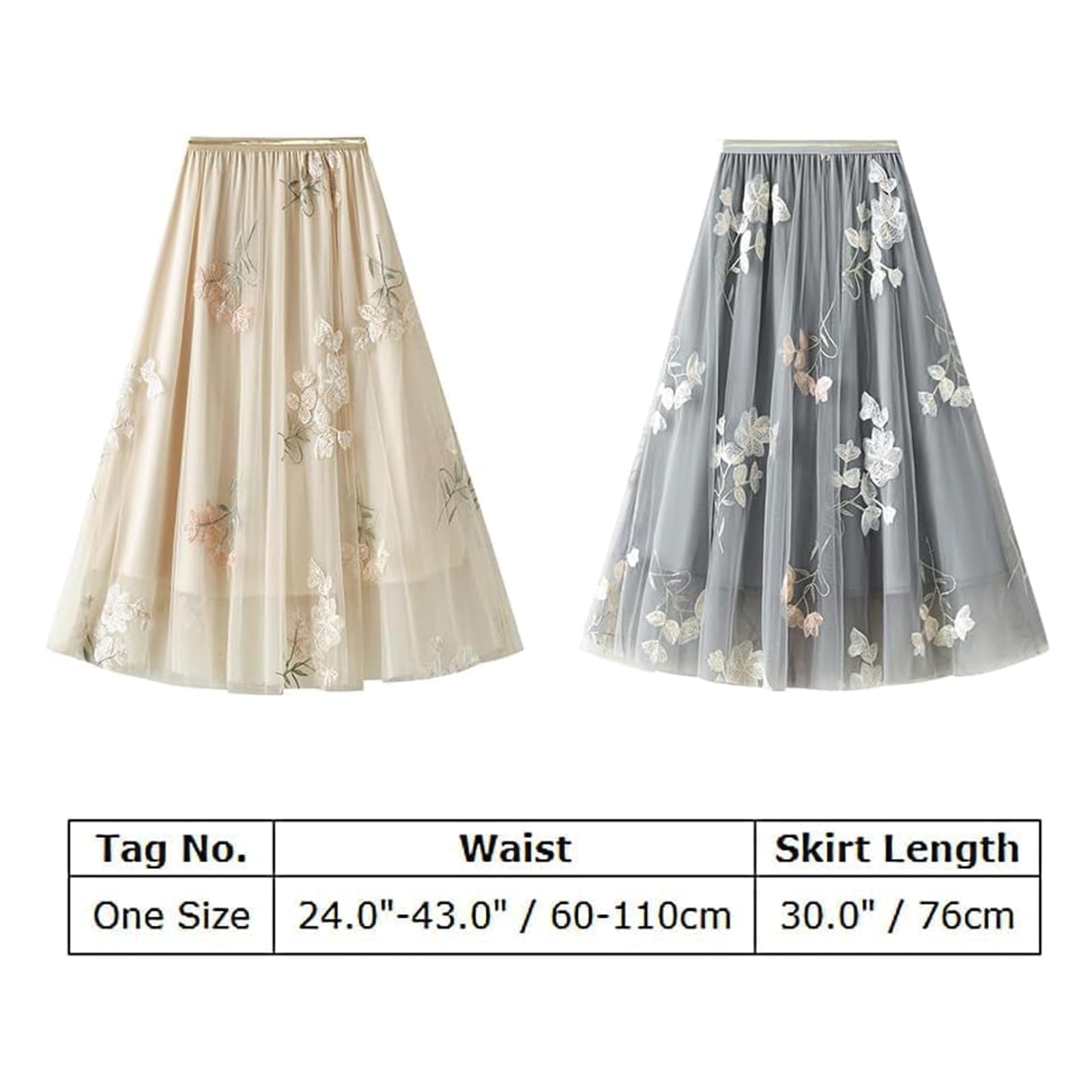Amazon.com: KrrNFYSG High Waisted Skirt Floral Lace Embroidered